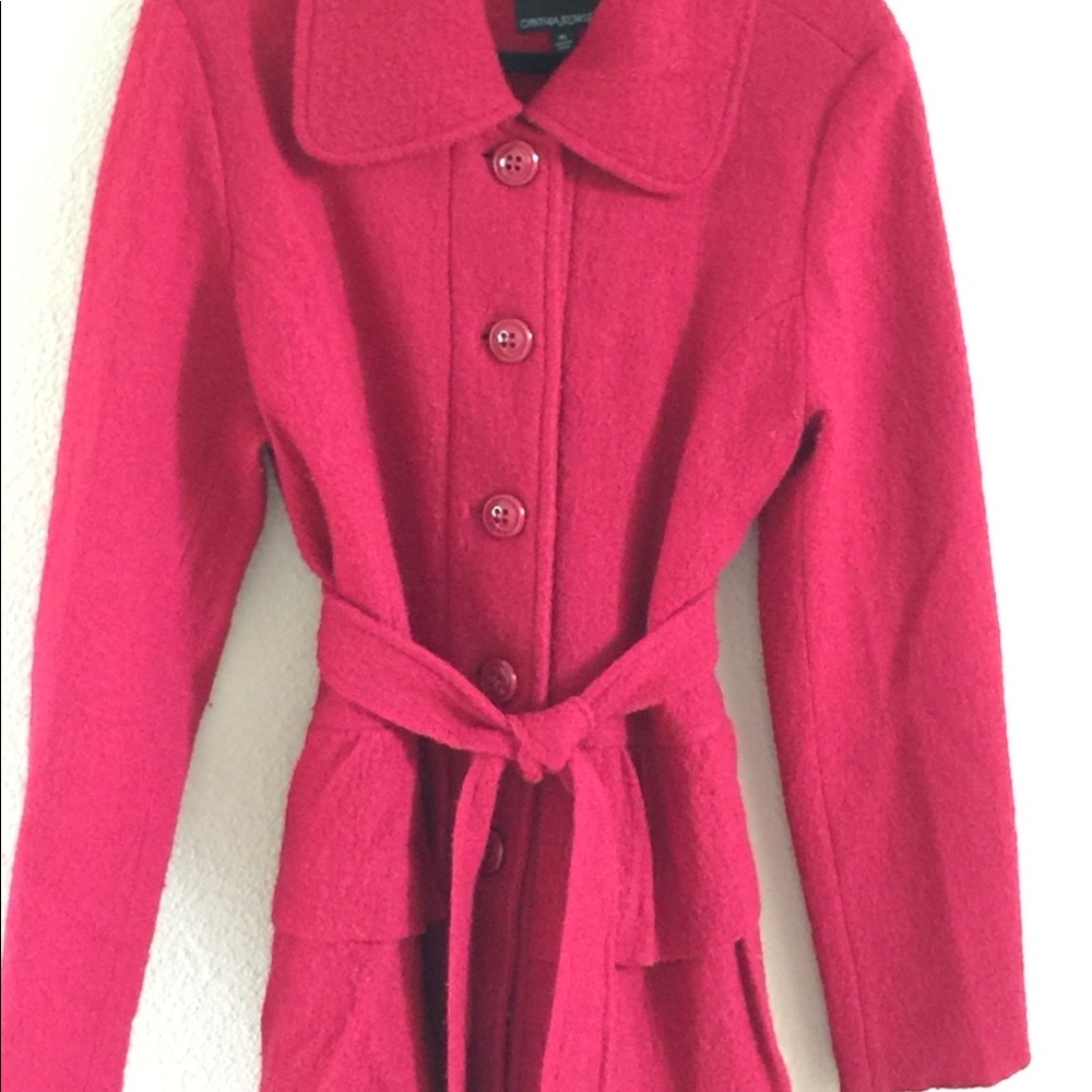 Cynthia Rowley Red Coat